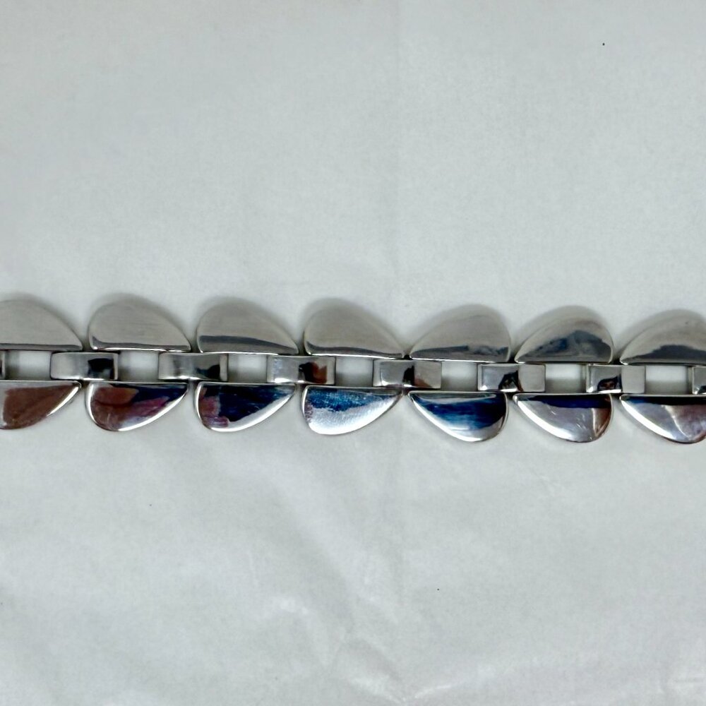 Kate Spade Silver Puffy Link Apple Watch Band – Stainless Steel Bracelet Style